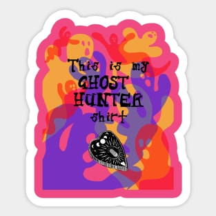 This Is My Ghost Hunter Shirt - Color Sticker